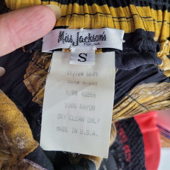 Vtg 80's Skirt Maxi Gypsy Flowy Front Slit Handkerchief Hem Greek Coin Black  XS - Picture 3 of 13